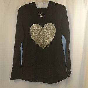 NWOT Justice brand sz.18 girls hoodie sweatshirt